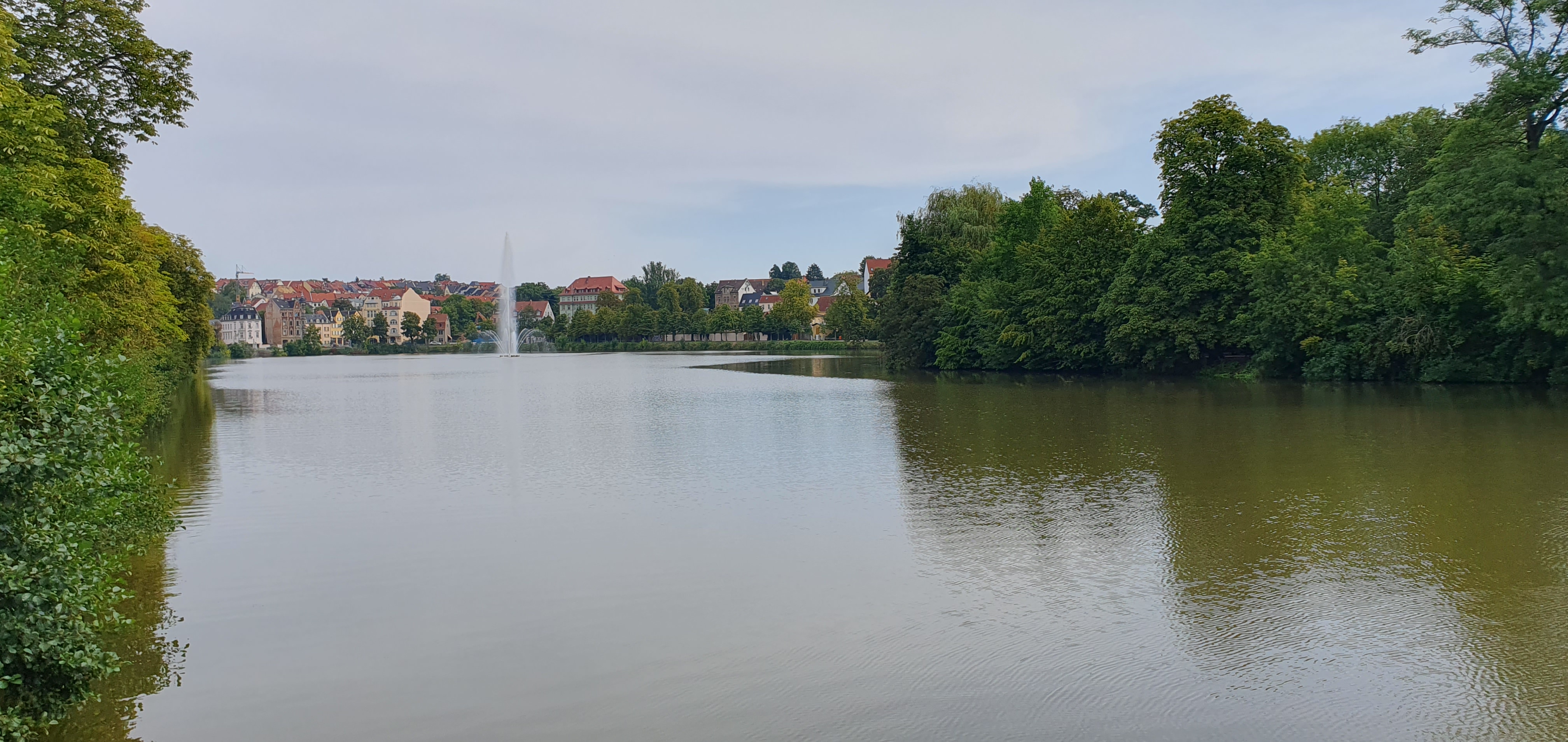 Schwimmende Inseln beim Klimasommer Altenburg Saxony⁵
